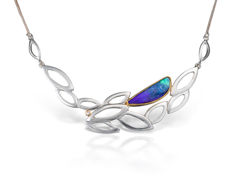 Lokelani Necklace Boulder Opal