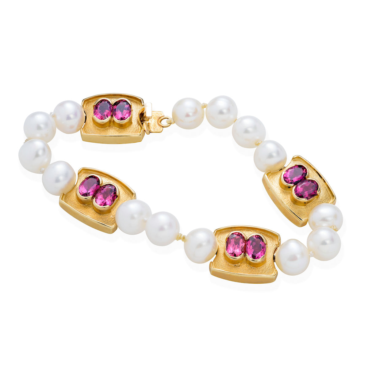 Pearl and Tourmaline Bracelet