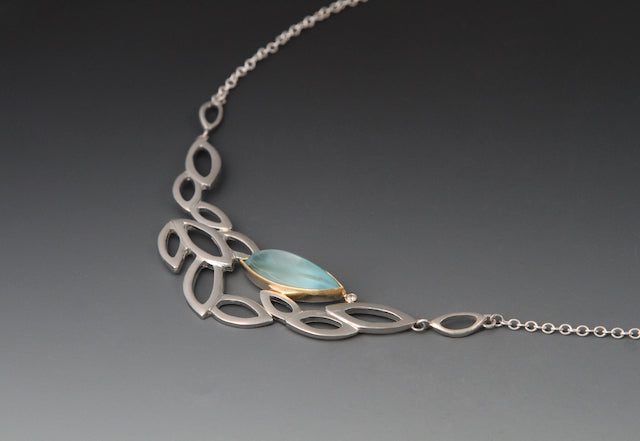 Lokelani Necklace Aquamarine